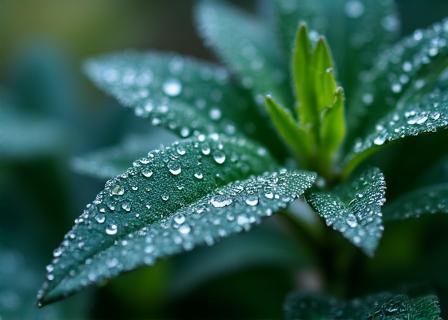 Zbliżenie na detale roślinne w ogrodzie
